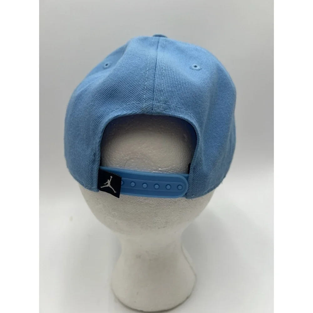 Nike Air Jordan Youth Snapback Hat Blue Navy‎ Faux Leather Brim #23 Cap